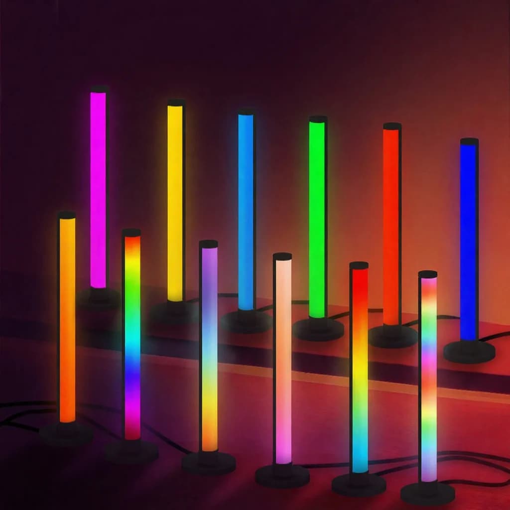 RGB LED Sound Reactive Desk Lamp with App Control