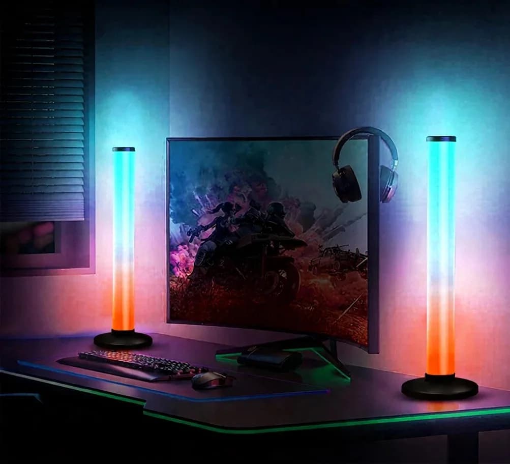 360 Degree RGB Sound Reactive Desk Lamp with App and Remote Control