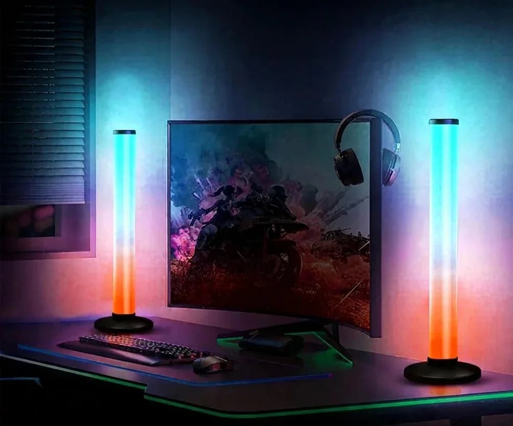 360 Degree RGB Sound Reactive Desk Lamp with App and Remote Control