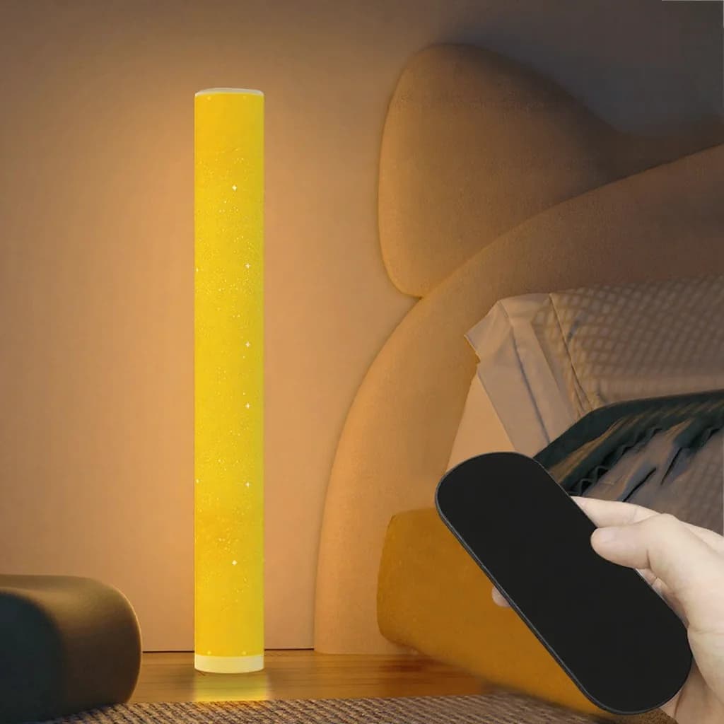 RGB LED Floor Lamp with Star Pattern, Remote and App Control