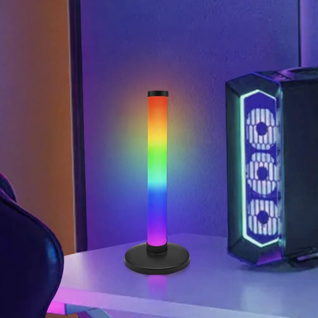 RGB Sound Reactive Atmosphere Light for Desktop Gaming Setup