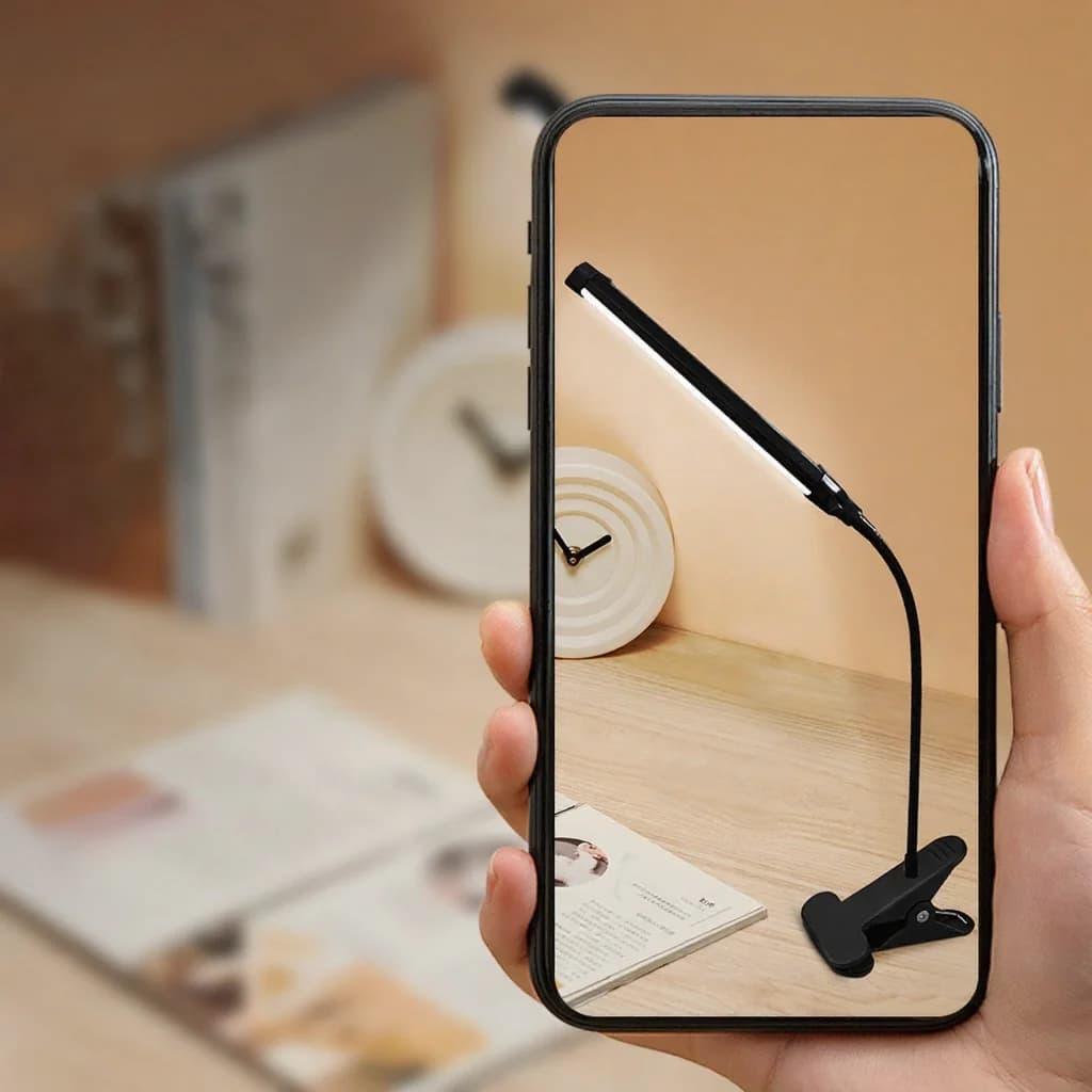 USB LED Clip-On Desk Lamp for Reading and Study