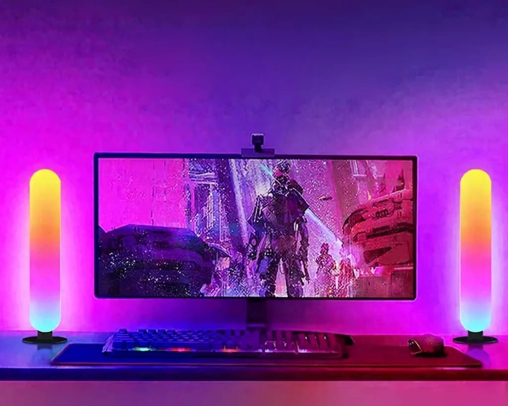 RGB LED Ambient Light with Bluetooth Music Sync and App Control