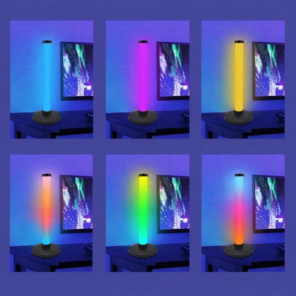 RGB Sound Reactive Atmosphere Light for Desktop Gaming Setup