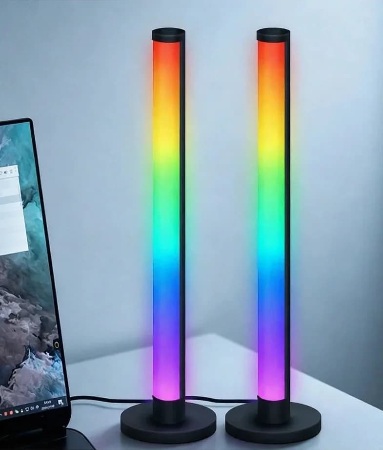 RGB LED Sound Reactive Desk Lamp with App Control