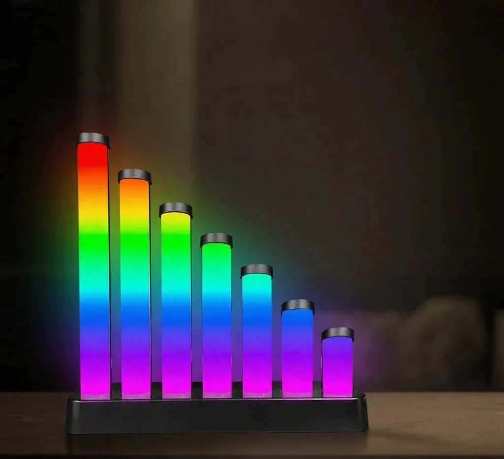 RGB Sound Reactive LED Desk Lamp with App Control