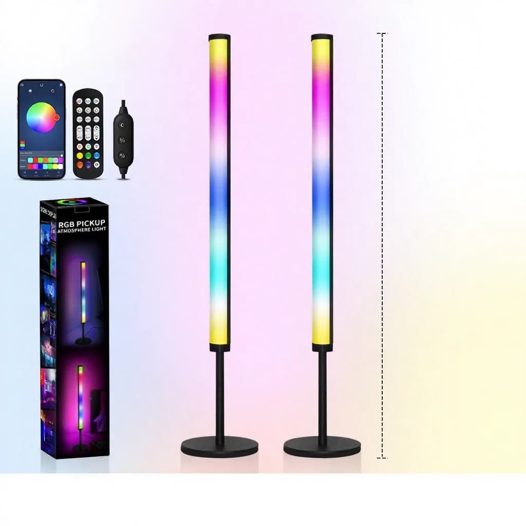 RGB LED Desktop Atmosphere Lamp with Music Sync and App Control