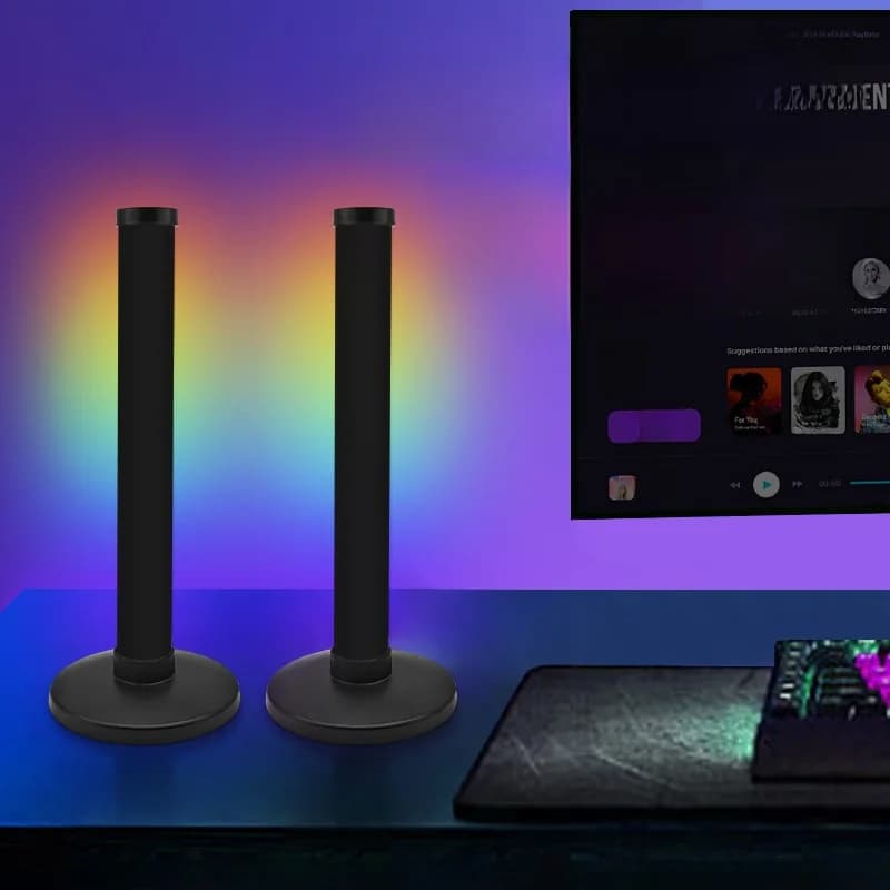 RGB Atmosphere Light with Sound Sync and App Control for Desk