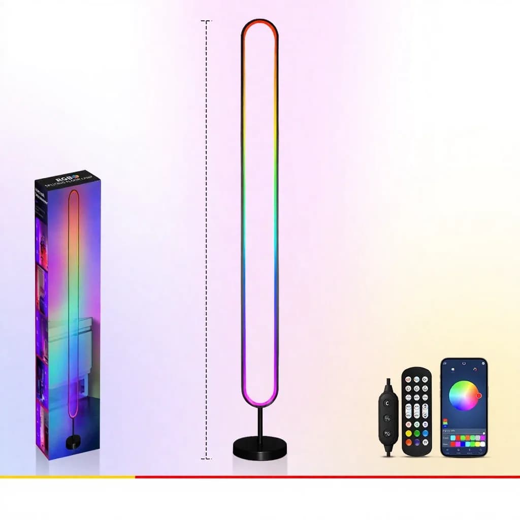 RGB LED Sound Activated Atmosphere Light with App Control