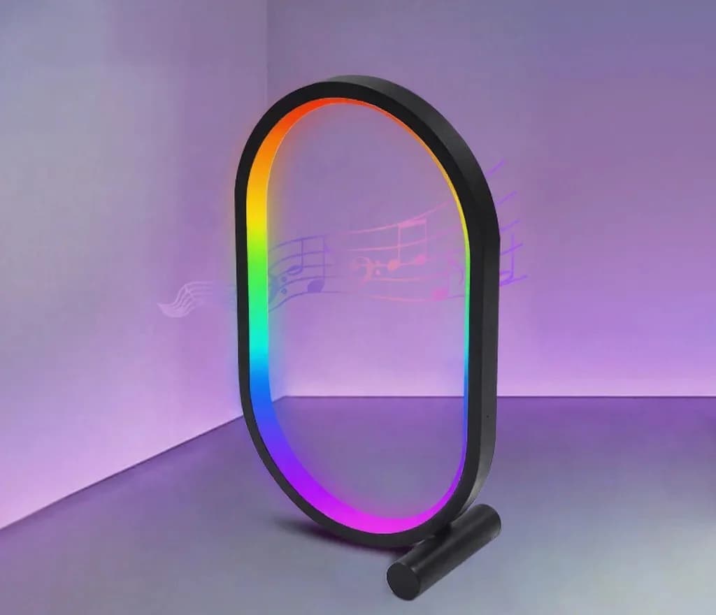 RGB Music Sync Desk Lamp with App Control and Sound Reactive Lights