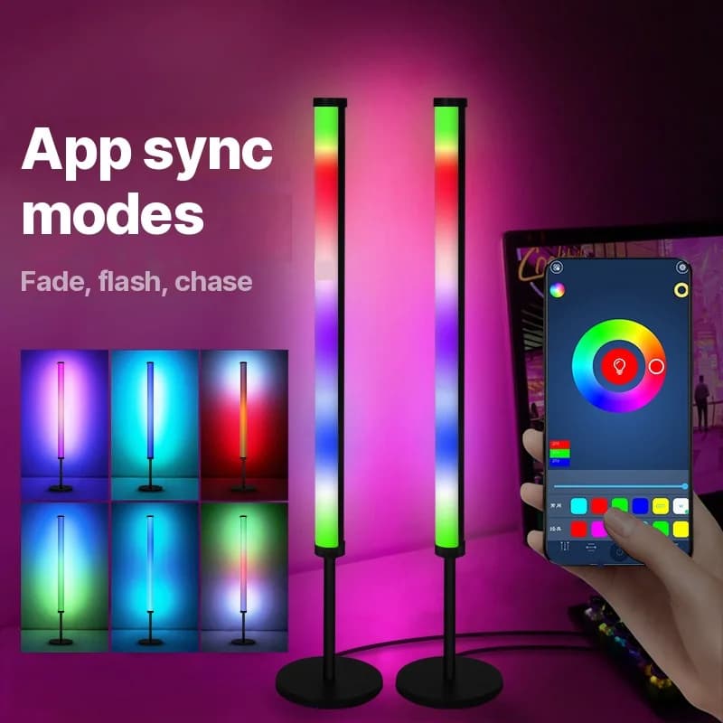 RGB LED Desktop Atmosphere Lamp with Music Sync and App Control