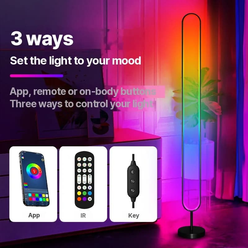 RGB LED Sound Activated Atmosphere Light with App Control