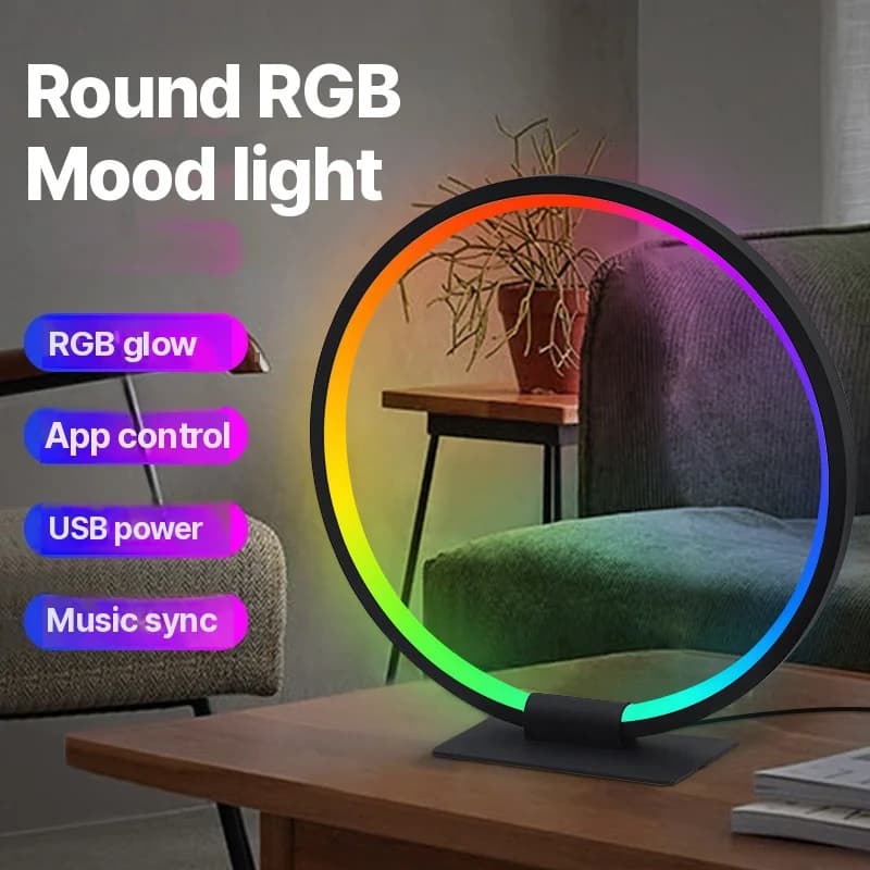 RGB LED Atmosphere Night Light with Music Sync