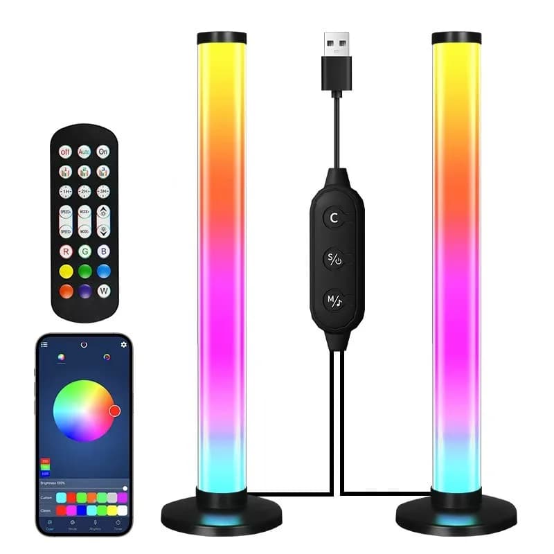 RGB LED Sound Reactive Desk Lamp with App Control
