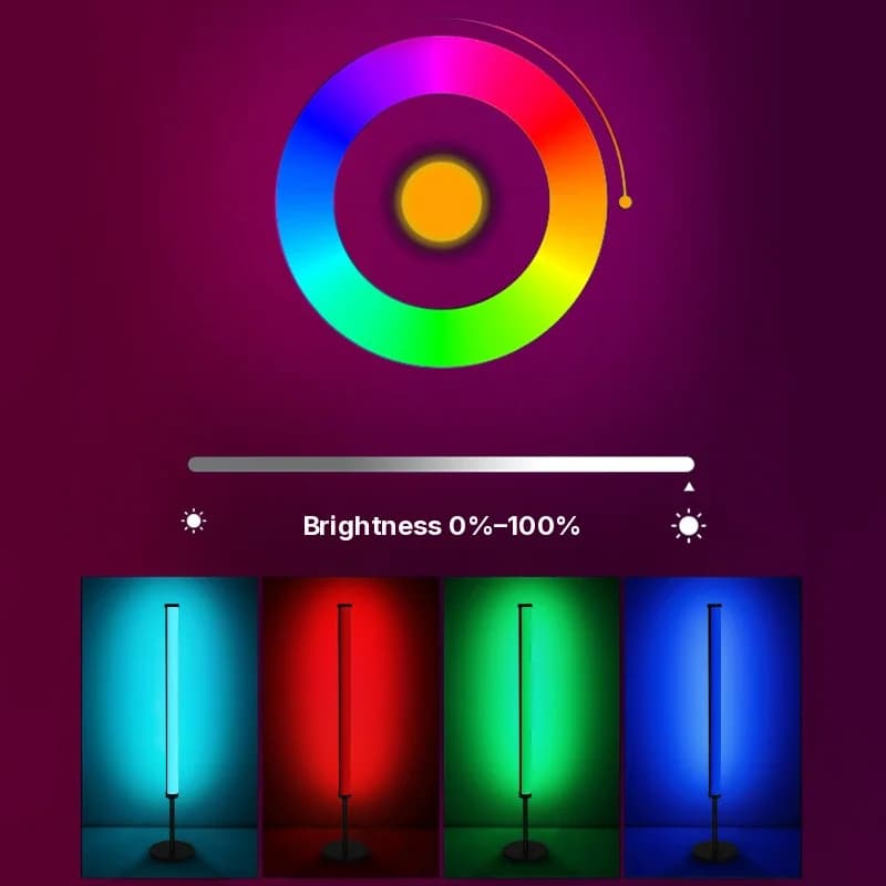 RGB LED Desktop Atmosphere Lamp with Music Sync and App Control